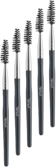 [모모프] 눈썹 브러쉬 스풀리 눈썹정리빗, 5개, 블랙 숏 14.7cm