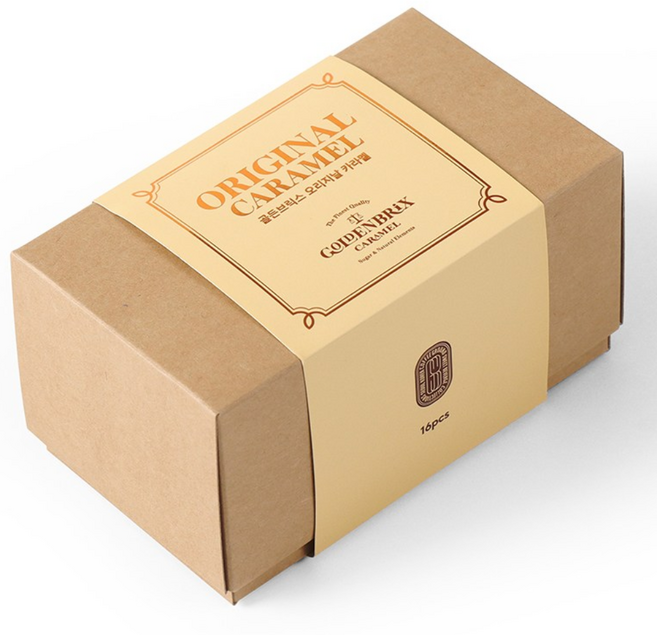 [골든브릭스] 수제 캐러멜 16P 오리지널, 8g, 16개