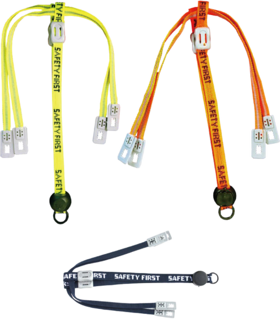 안전모 턱끈 패션턱끈 형광 주황 군청 작업모, 1개