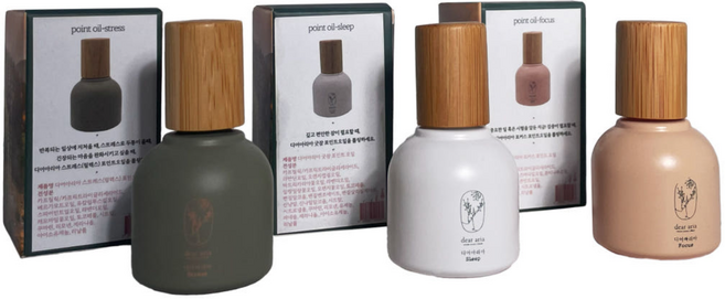 디어아리아 포인트오일 포커스오일, 2개, 스트레스오일