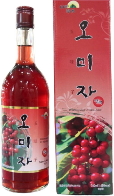 산야초목 오미자청 원액 740ml 엑기스 진액, 1개, 1개입