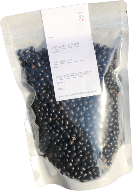 방앗간청년 압력으로 볶은 쥐눈이콩 검은콩차, 1개, 300g, 1개입, 1개