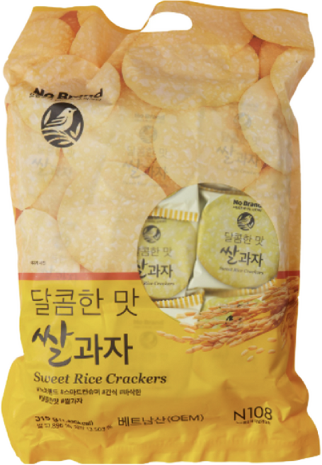 노브랜드 고소한 쌀과자 270g, 4개