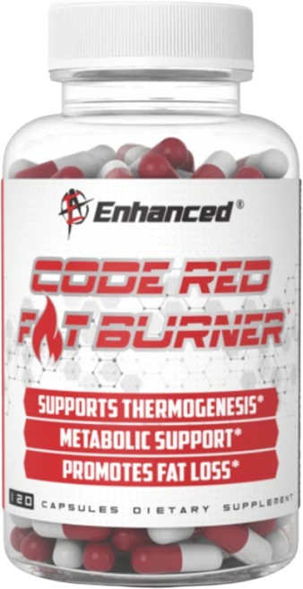 ENHANCED CODE RED FAT BURNER - 체지방감소 티로신 Tyrosine, 1개, 120정 - 쿠팡