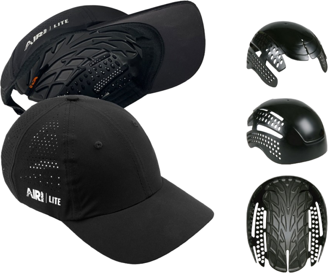 에어범프 안전 모자 경량 머리 보호기, 1개