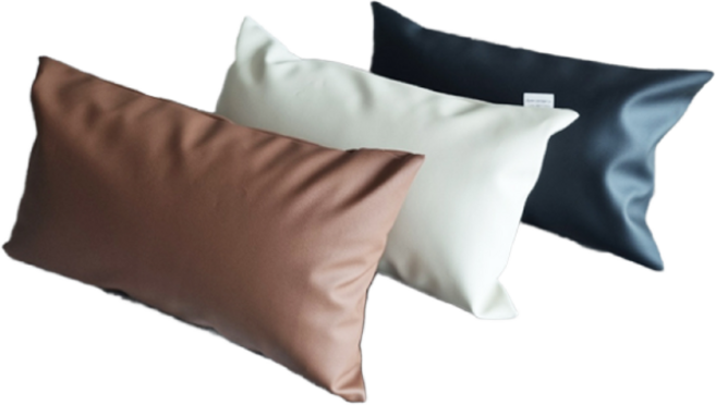 인조가죽 레자베개(대 중 소) 솜포함 방수베개 한의원 관리실마사지베개, 딥블랙, 1개