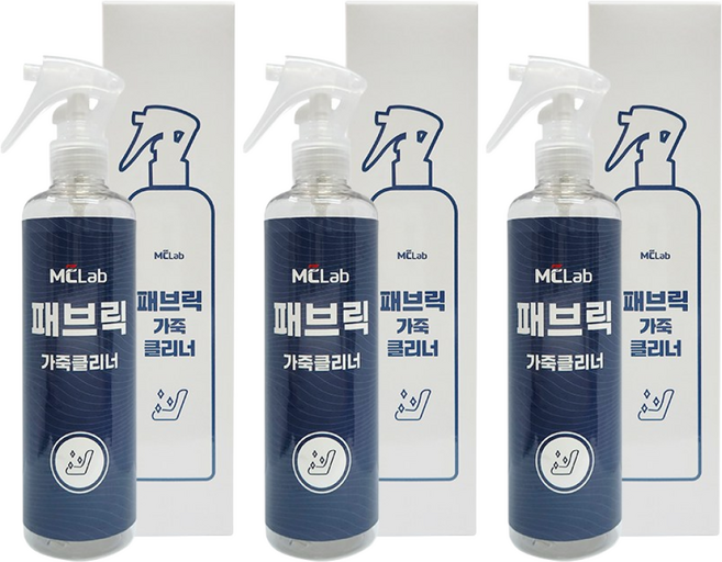 엠씨랩 자동차 실내 내부 천장 세차 세정제 청소 크리닝, 3개, 300ml