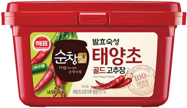 해표 순창궁 태양초 골드 고추장, 2kg, 1개