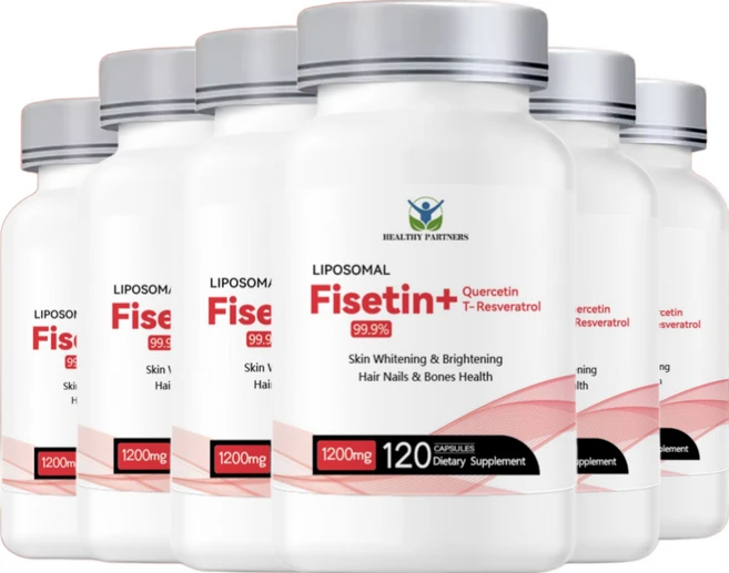 리포조말 고함량 피세틴 레스베라트롤 퀘르세틴 1200mg, 6개, 120정 - 쿠팡