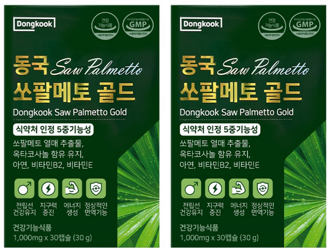동국헬스케어 쏘팔메토 골드 30g, 30정, 2개
