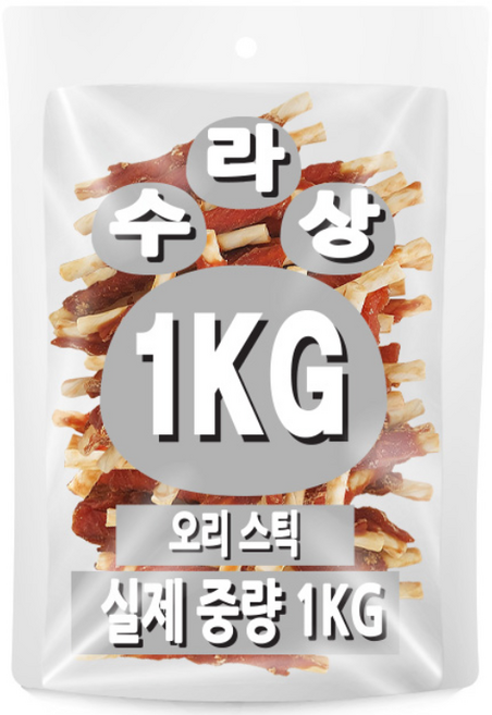 아이핏코리아 강아지 수라상, 1kg, 1개, 오리스틱