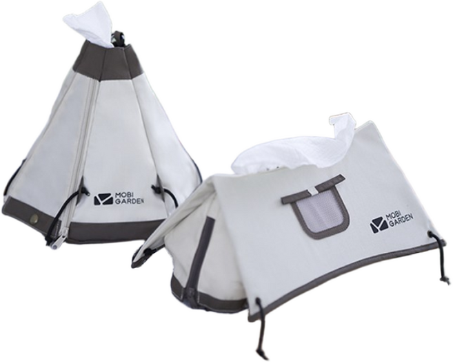 모비가든 캠핑 휴지 케이스 두루마리 각티슈 케이스 감성 텐트 미니어처