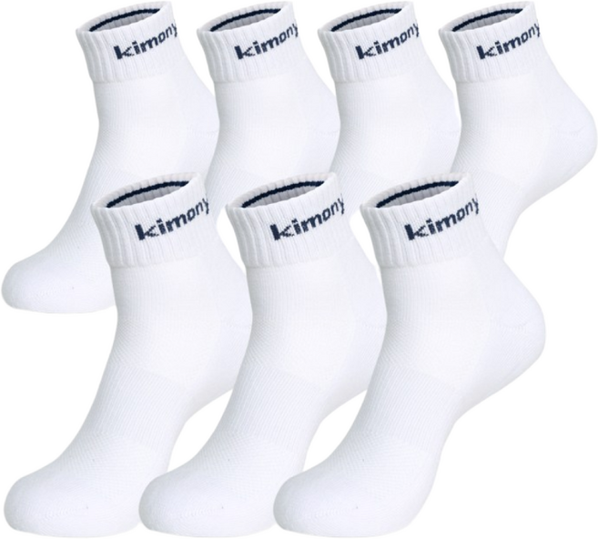 키모니 30수 남성 고급 스포츠양말 KSS501 7족세트, M1, 7개