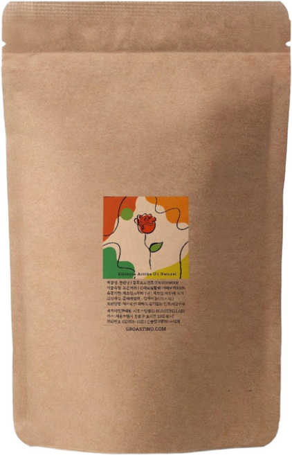 지로스팅 당일로스팅 약배전 에티오피아 예가체프 아리차 G1 내추럴 스페셜티 커피원두, 1개, 1kg, 홀빈(분쇄안함)