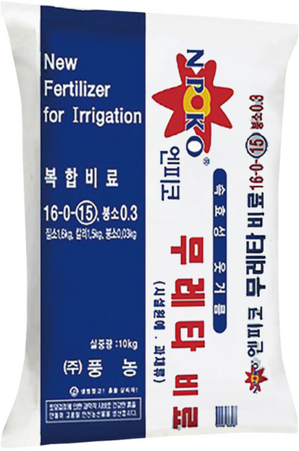 풍농 무레타 비료 10kg 수용성 질소 유황 칼리 관주 추비 웃거름 황산가리 nk 비료, 1개