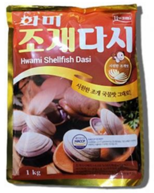 화미 조개다시, 1kg, 1개