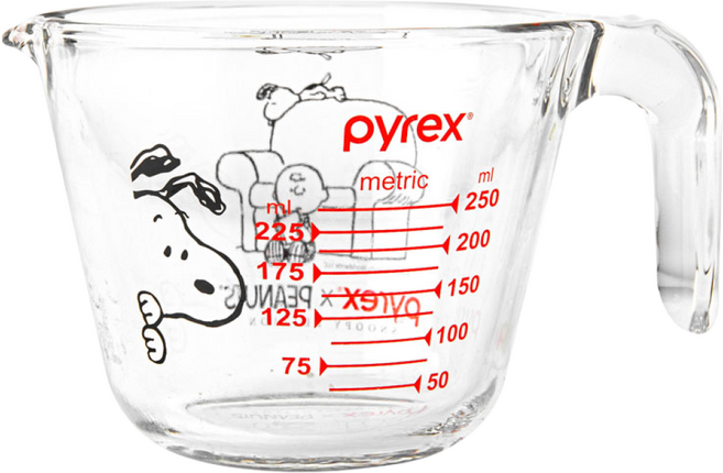 파이렉스 스누피 계량컵 250ml, 1개