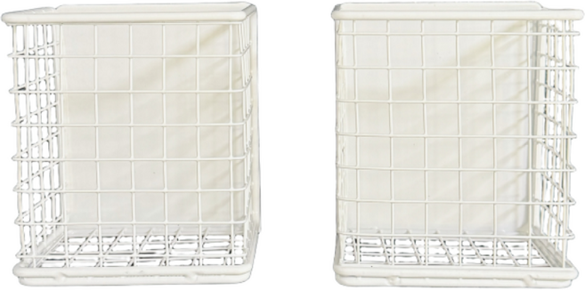 슈랜헤이 마그네틱 다용도 소형 자석선반 2개 세트, 화이트