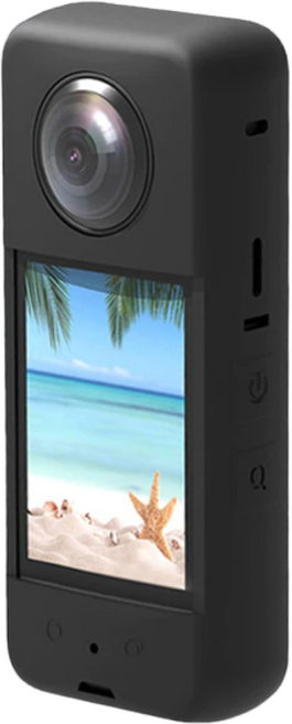 INSTA 360 X3 풀커버 하우징 슬림핏 전용 케이스, BLACK, 1개, 인스타360 X3