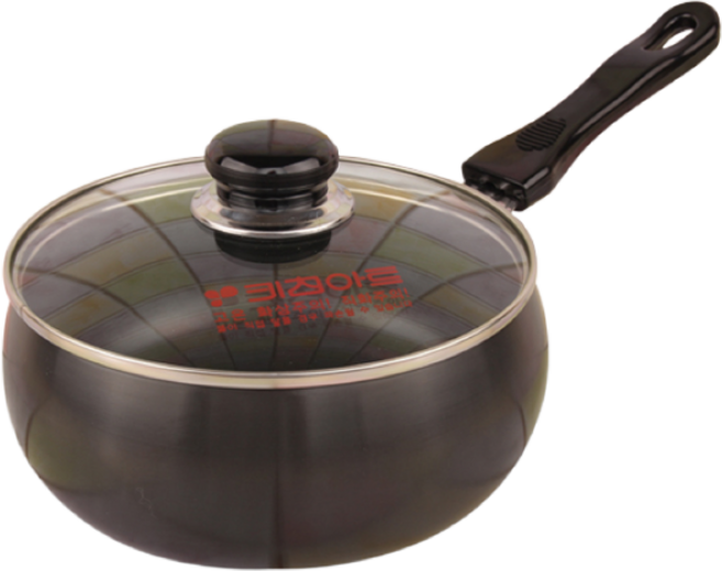 키친아트 쥬노블랙 경질 20cm 편수냄비(가운데부분이크기입니다), 편수냄비 1개 + 강화유라 1개, 1개