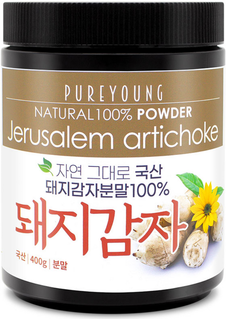 퓨어영 국산 돼지감자 가루 400g, 국산-돼지감자가루400g, 1개