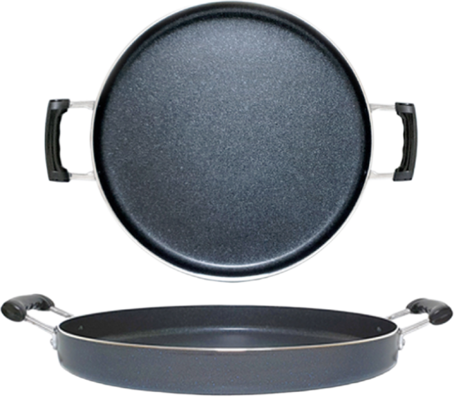 주방애몰 전판 코팅 닭갈비판 대형 구이팬 대용량 업소용 부침개 전 닭갈비 팬 판, 전판55cm (하부만/뚜껑X), 1개