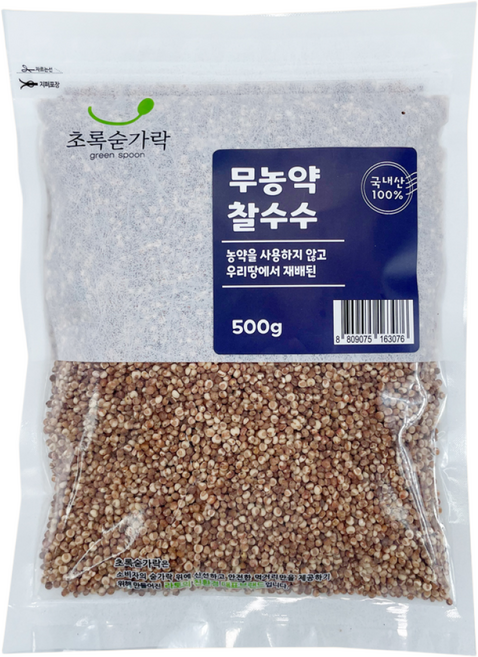 초록숟가락 찰수수쌀, 500g, 1개