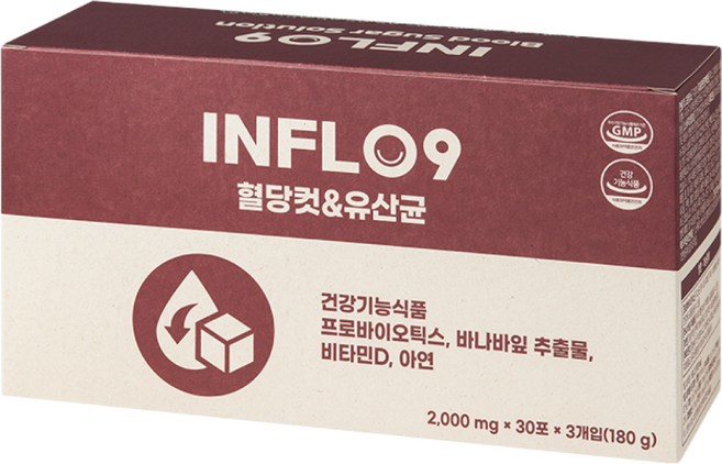인플로나인 혈당컷 바나바잎 100억 프로바이오틱스 생유산균, 90개, 2g