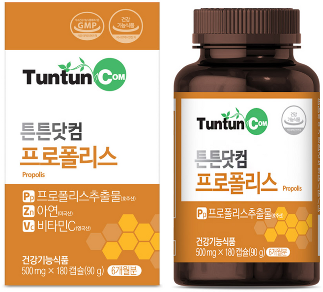 튼튼닷컴 프로폴리스 [6개월분] - 본사 직발송 - 정품, 180정, 1개