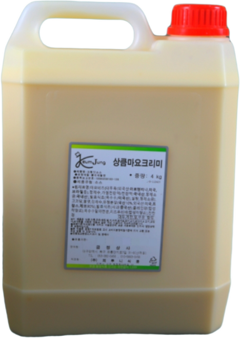 뫼루니식품 드레싱 상큼마요크리미 4KG 크림맛소스, 1개