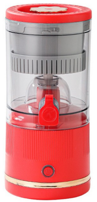 쭌스몰 무선 휴대용 미니 블렌더 착즙기 과일 스무디 20초 주서기, 레드 3.7V 배터리