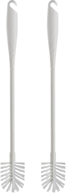 (주)에이스샵_이케아 1+1 병 브러쉬 물병 컵 텀블러 세척솔 젖병솔, 화이트 1개, 2개