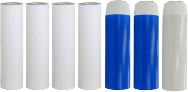 3단하우징필터 국산침전4개+청카본2개+백카본1개 하우징필터 1년치 7개1셋트 프리 침전필터구성, 3단하우징필터 국산침전,청카본,백카본필터 7개1셋트, 1개