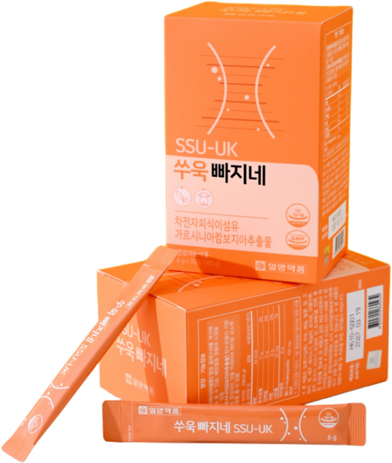 일양약품 다이어트 차전자피 식이섬유 가르시니아 쾌변 쑤욱빠지네, 3개, 30회분