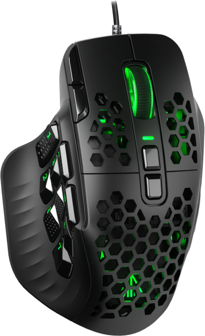 SOLA 무선 게이밍 마우스, 하나, SM809 유선 블랙