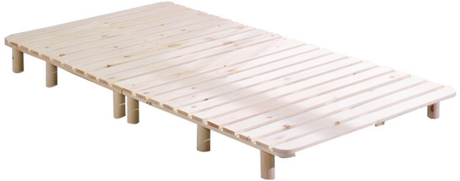 메리노침대 매트리스 깔판 2단 접이식 소나무 원목 저상형 패밀리 받침대, +6cm발