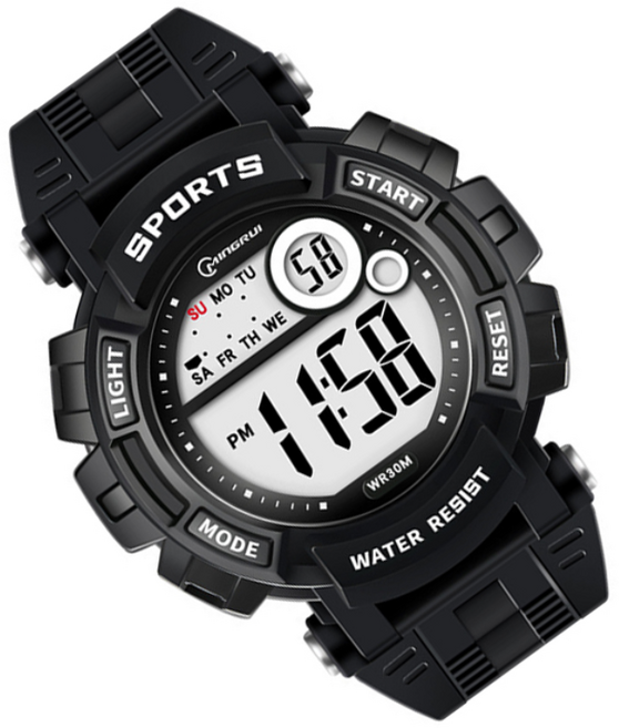 군인 방수시계 학생 캐주얼 스포츠 전자 손목시계