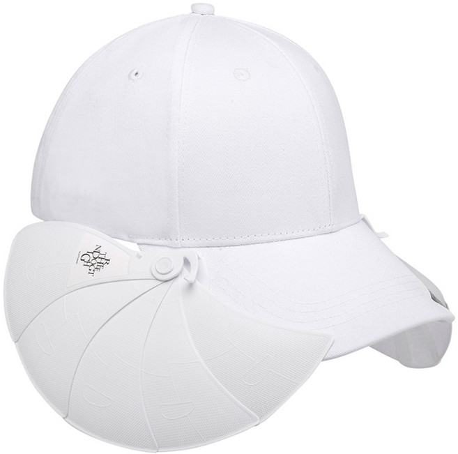 자외선차단 썬캡 골프 낚시 등산 모자 남녀공용 버드윙 탈부착 (모자+버드윙) 1세트