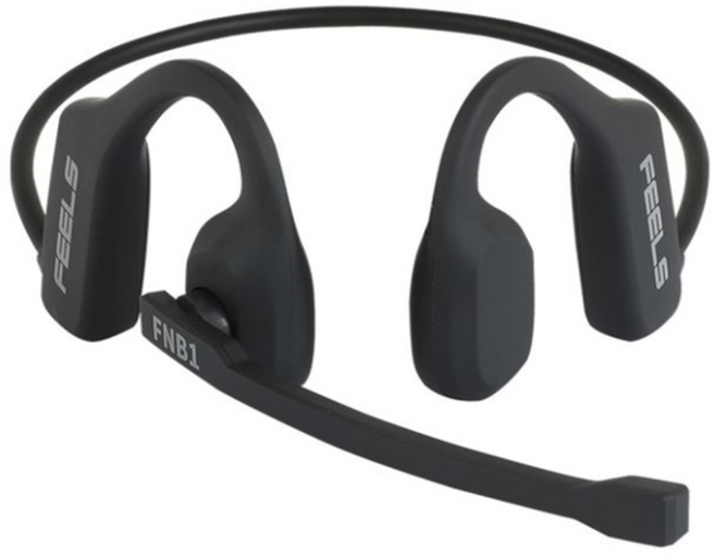 FEELS 25년 신형 통화 음질좋은 블루투스 5.3 붐마이크 오픈형 넥밴드 무선 이어셋 FNB1 생활방수 노이즈캔슬링 마이크 탑재 택배기사 트럭운전자, FEELS 노이즈캔슬링 붐마이크 무선 이어셋 FNB1