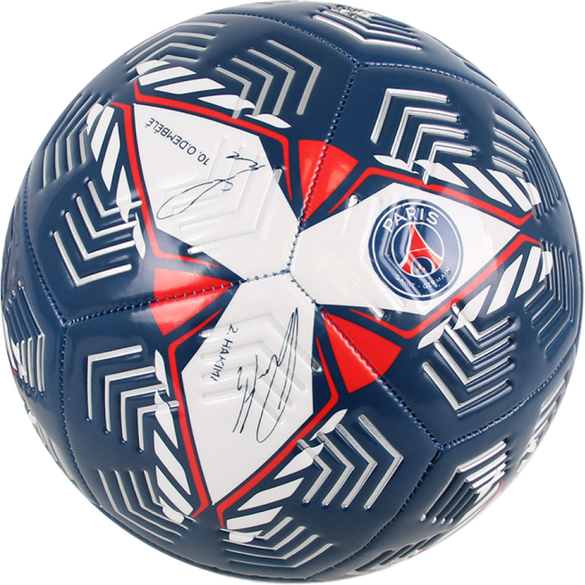 파리생제르맹 PSG 사인 축구공 SE-04 엠보패턴 PVC 재질 이강인/음바페 사인볼 5호, 1개