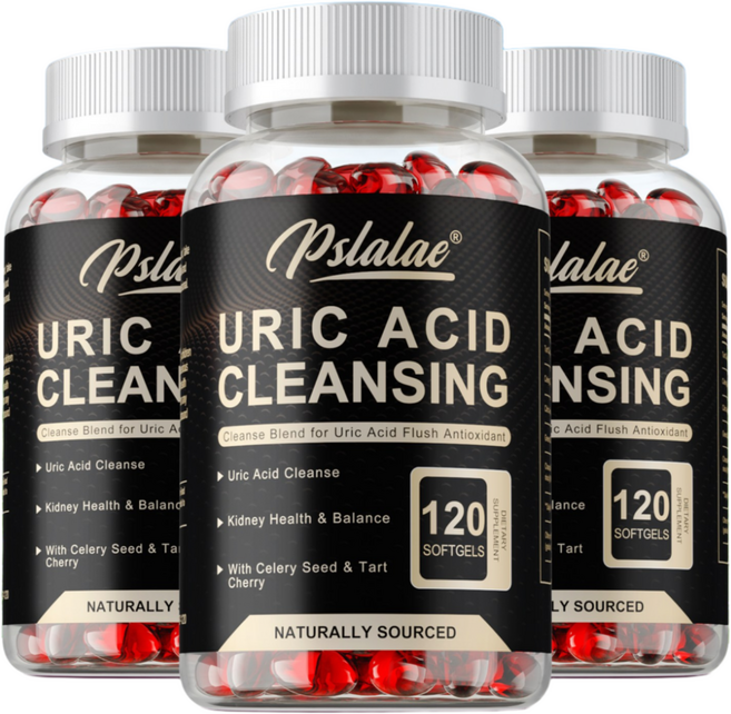 요산 정화 - 타트 체리 구연산 - 신장 건강 해독 및 정화, 1개, 120정