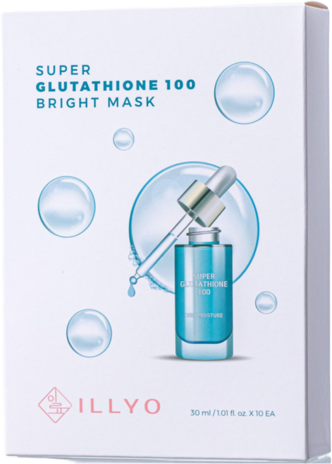 [주름미백이중기능성]일료 슈퍼글루타치온100 브라이트 마스크팩, 3개, 10개입