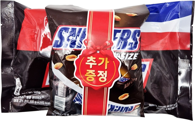 늘바름 Mars 스니커즈 펀 사이즈500g+160g 증정 x 1개, 660g, 3개