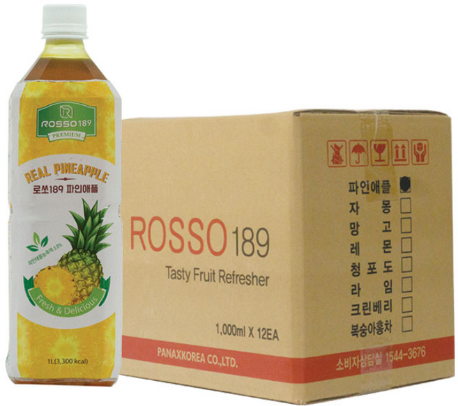 로쏘189 파인애플베이스, 1L, 12개