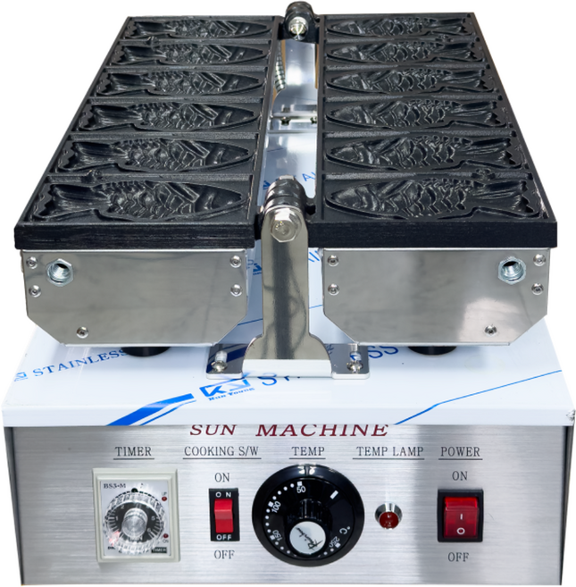 [태양산업] 황금잉어빵 기계 [GFR-305_6P_11cm]