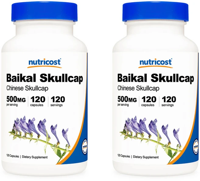 뉴트리코스트 바이칼 스컬캡 500mg, 2팩, 120정 - 쿠팡