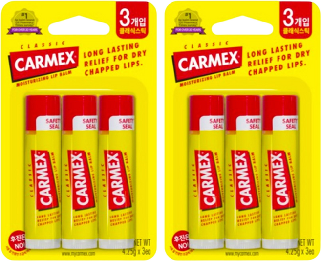카멕스 클래식 스틱 오리지널 립밤 (3개입), 12.75g, 2개