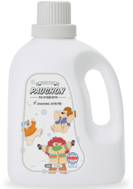 뽀숑 반려동물 탈취제 순수한 무향, 2.5L, 1개