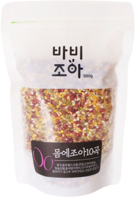 바비조아 몸에조아 10곡 잡곡, 500g, 1개