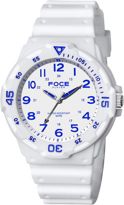 포체플레이어 남녀 아동/성인 우레탄 손목시계 FP1127W-BL
